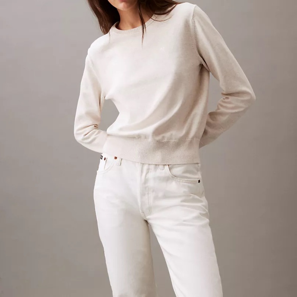 Calvin Klein cream color sweater